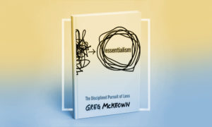 Essentialism by Greg McKeown book cover