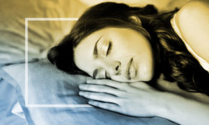 woman sleeping peacefully