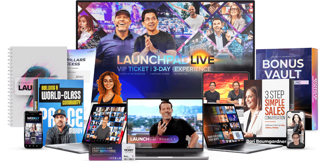 Join Launchpad Now. The key to Owning Your Future with Tony Robbins and Dean Graziosi. 