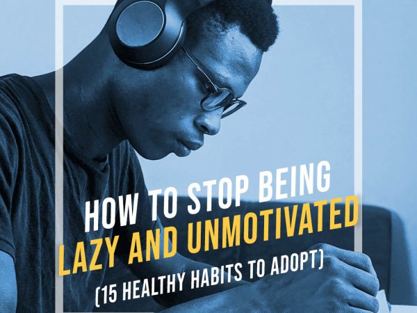 man listening to music while reading